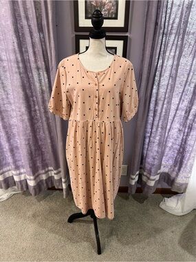 Roolee Polka Dot Midi Dress